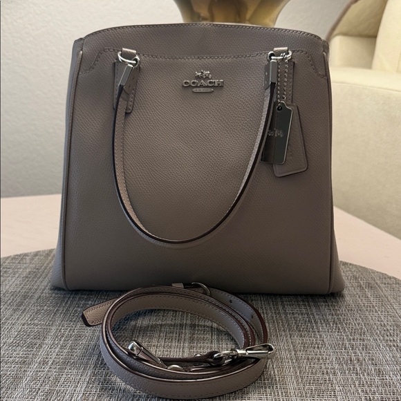 Coach Handbags - Coach Taupe Minetta Satchel Crossbody